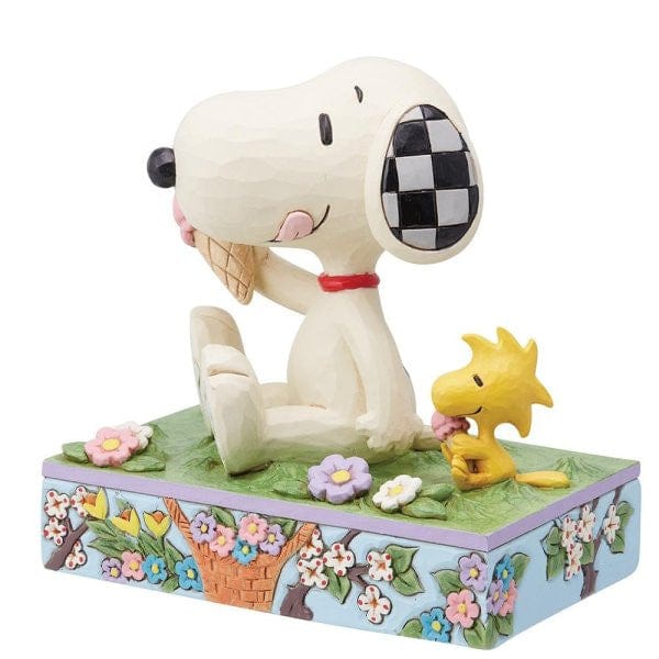 A Summertime Treat (Snoopy Eating Ice Cream) Peanuts Figurine By Jim Shore 6014349 - Image 3