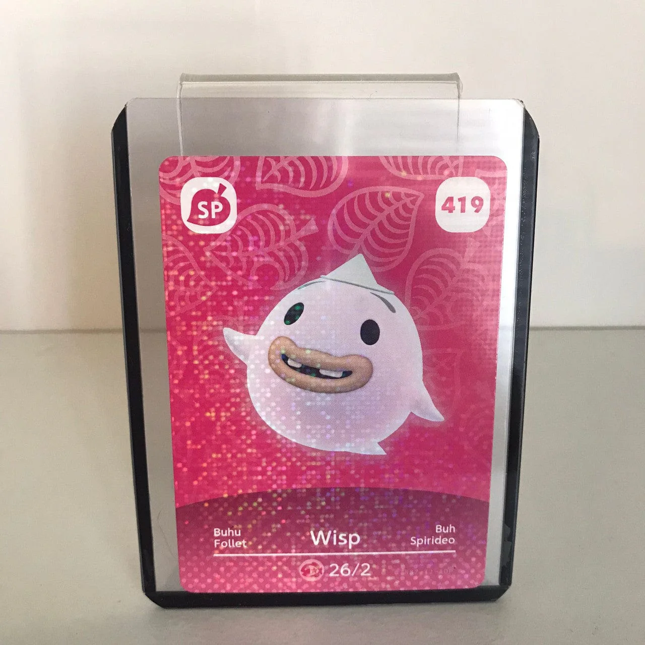 Animal Crossing Amiibo Card Series 5 Wisp No. 419