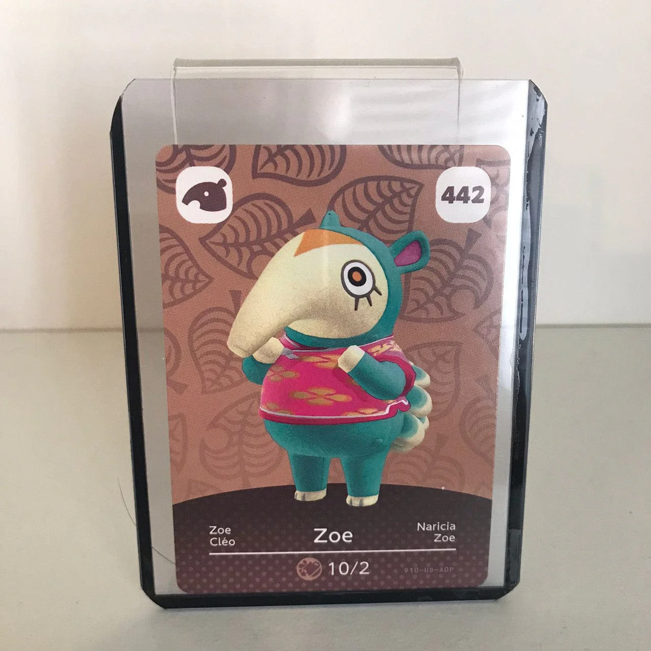 Animal Crossing Amiibo Card Series 5 Zoe No. 442