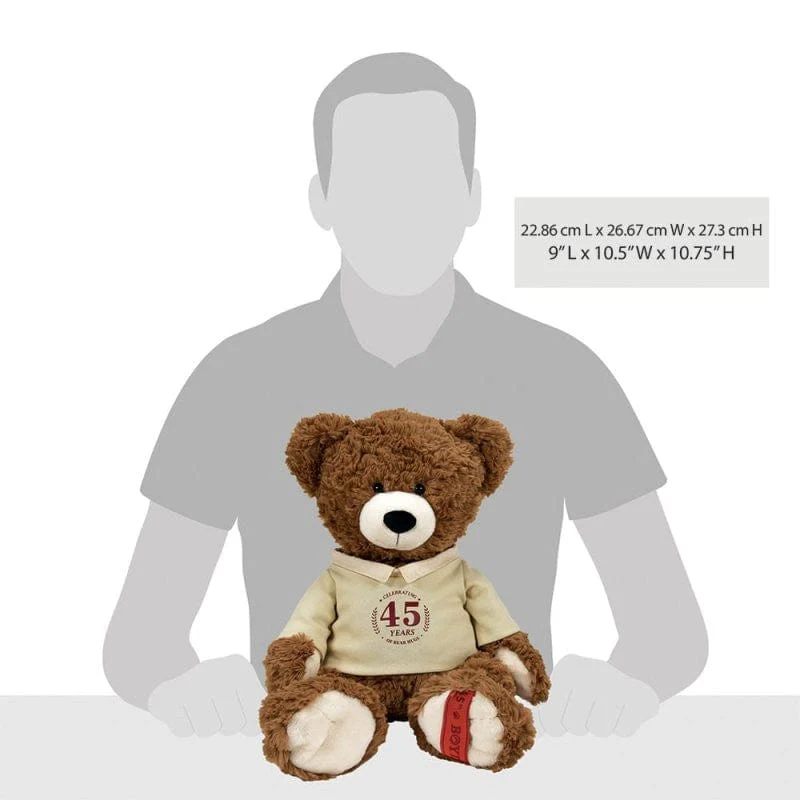 Chubs Beanster Bear 12 Inch Plush Soft Toy By Boyds Bears 6017139 - Image 3
