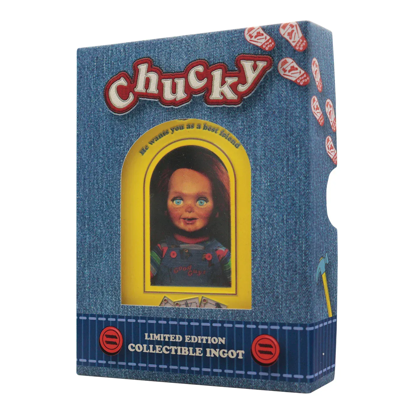 Chucky Limited edition Metal Ingot And Spell Card