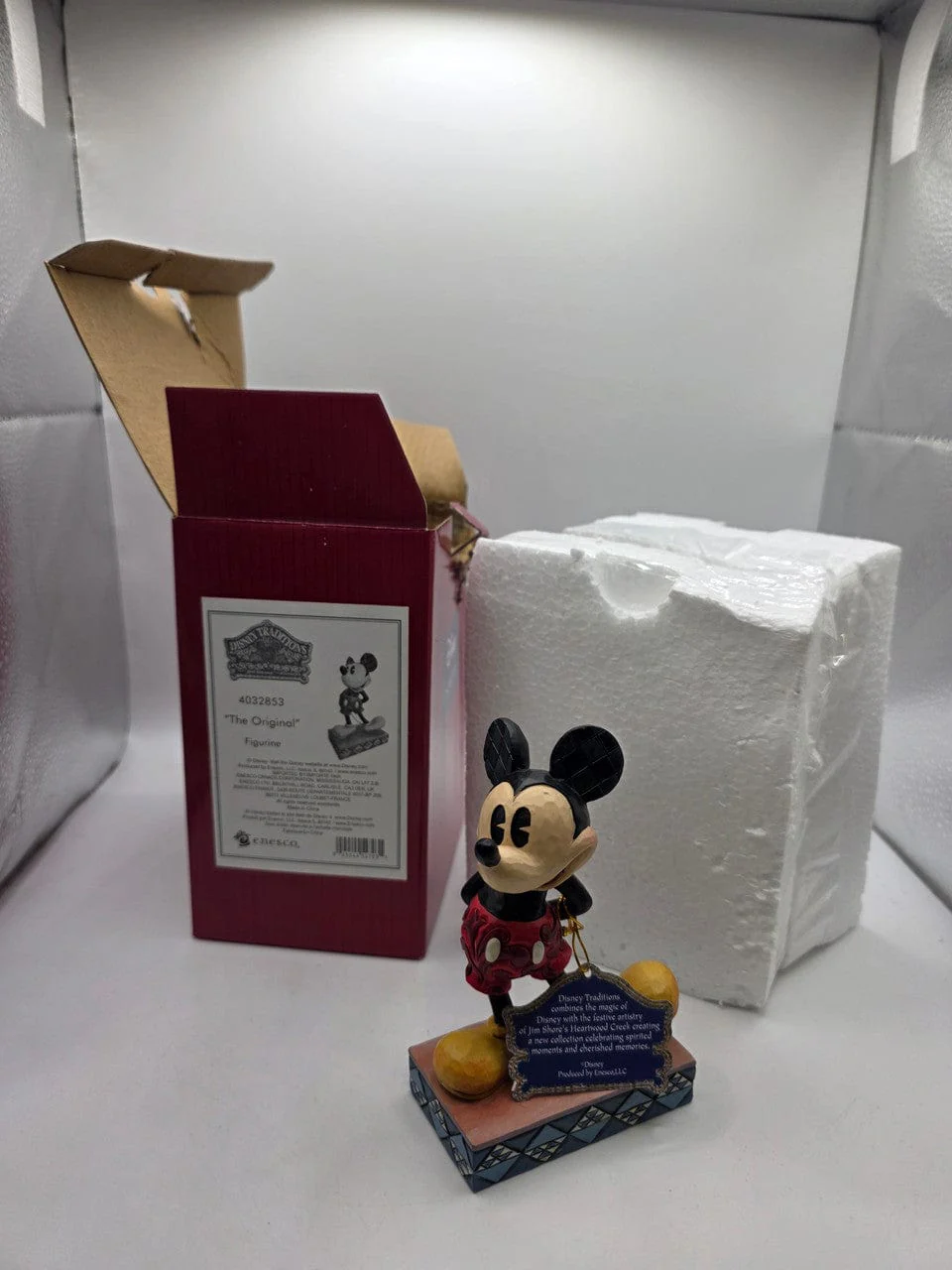 DAMAGED BOX - Disney Traditions The Original - Mickey Mouse Personality Pose Figurine 4032853 - Image 6