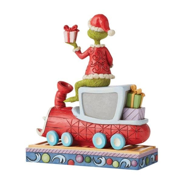 DAMAGED BOX - The Grinch on Train Figurine By Jim Shore 6010776 - Image 5