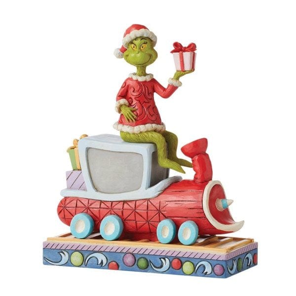 DAMAGED BOX - The Grinch on Train Figurine By Jim Shore 6010776 - Image 6