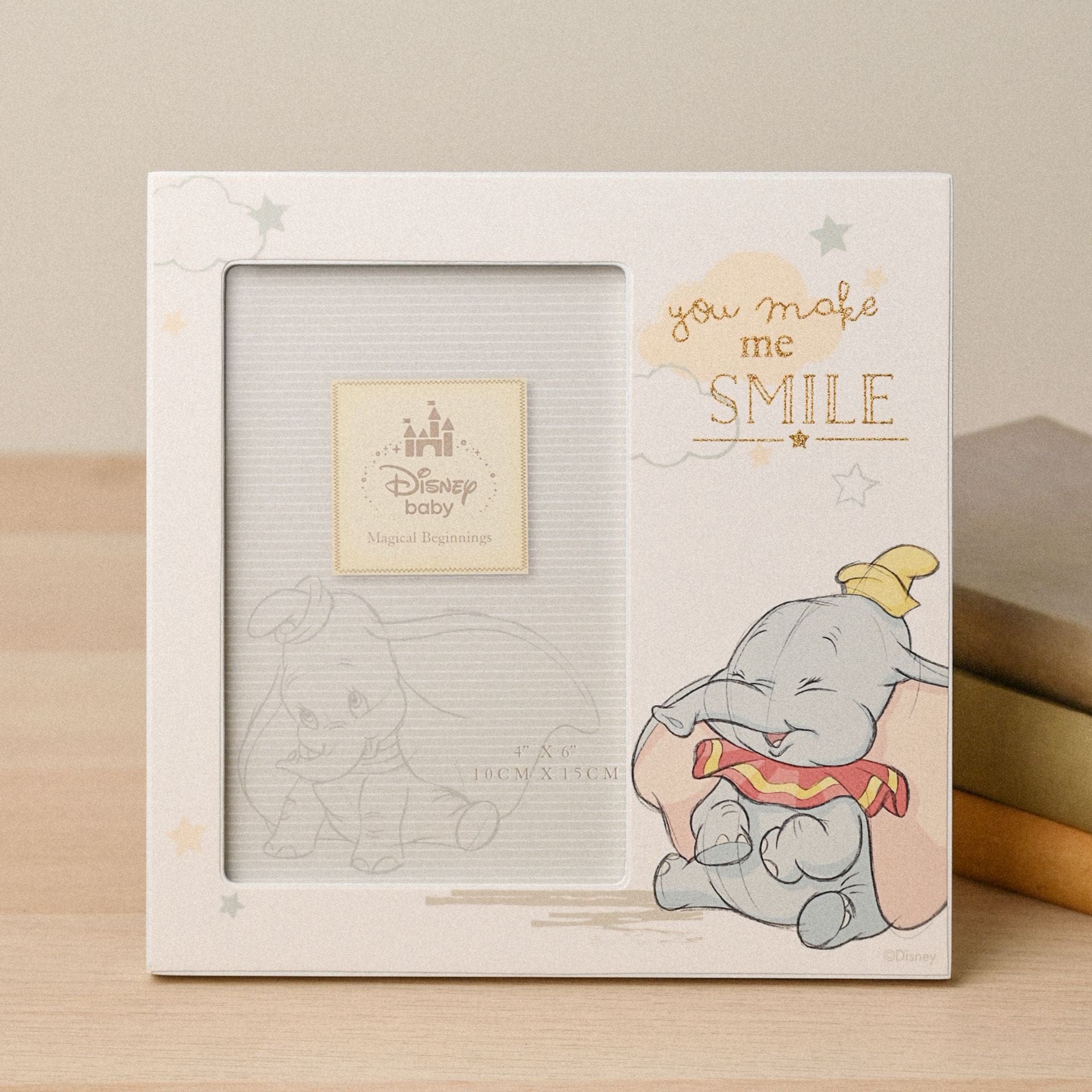 Disney Baby Magical Beginnings Frame 4" x 6" Smile - Dumbo - Image 2