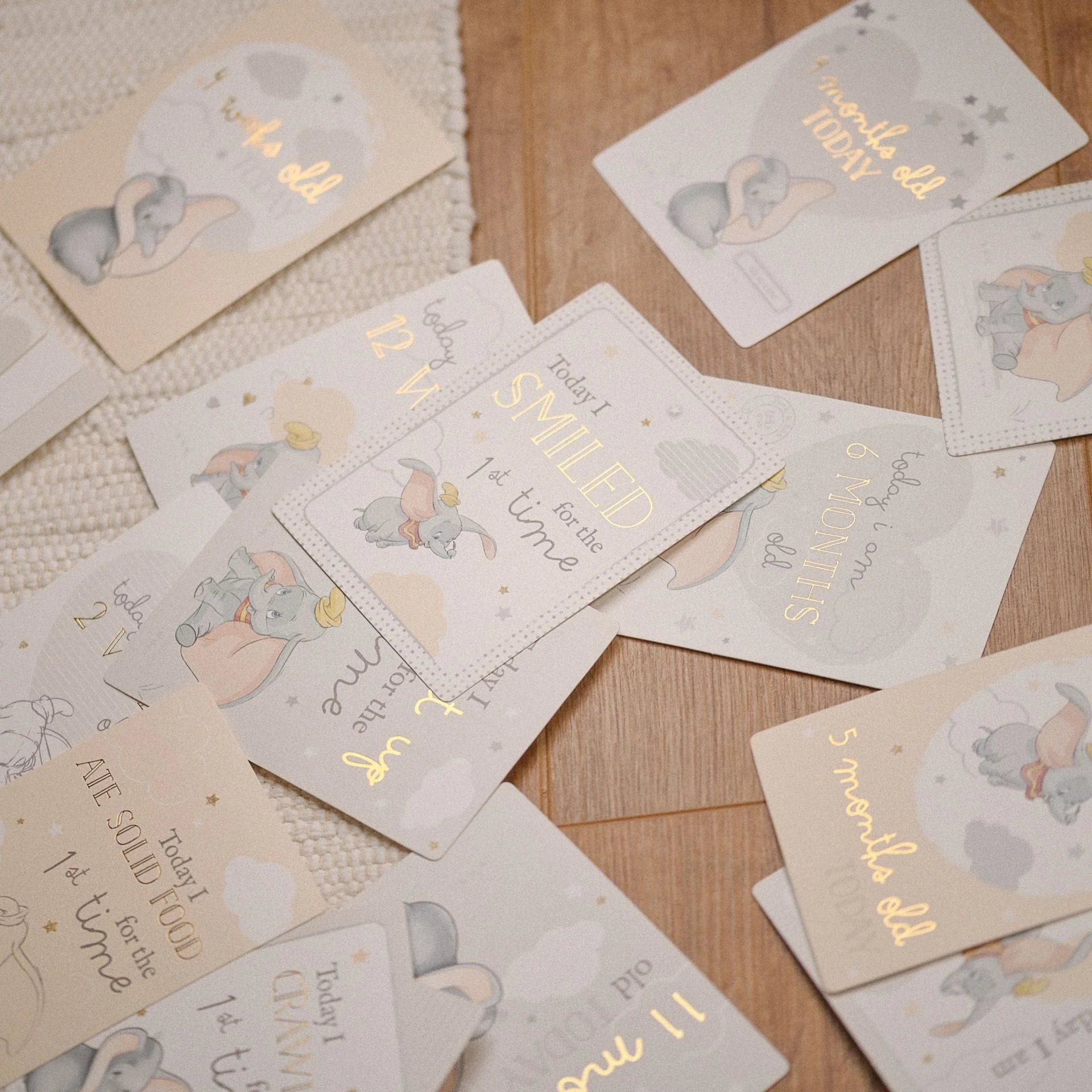 Disney Baby Magical Beginnings Milestone Card Set - Dumbo - Image 5