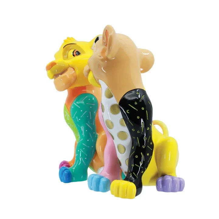 Disney Britto Simba and Nala Lion King Figurine 6017587 - Image 2