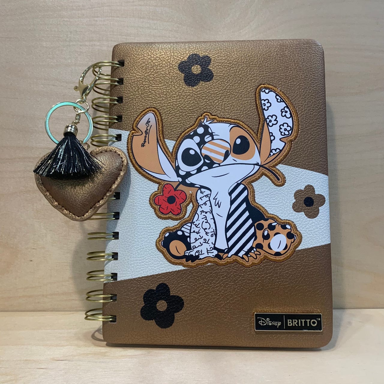Disney Britto Stitch Leather Notebook 6013558 - Image 2