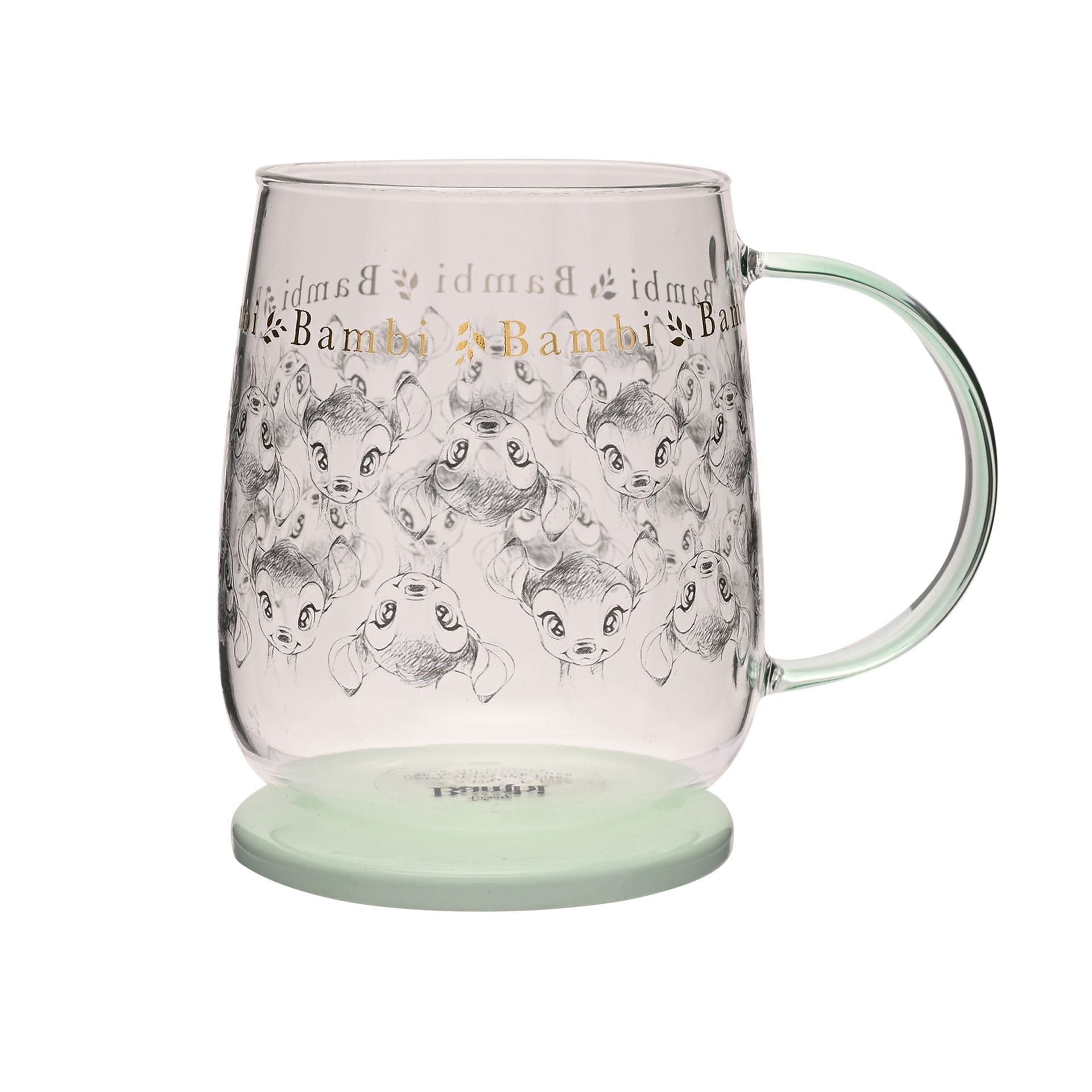 Disney Classic Collectable Glass Mug With Lid - Bambi - Image 3