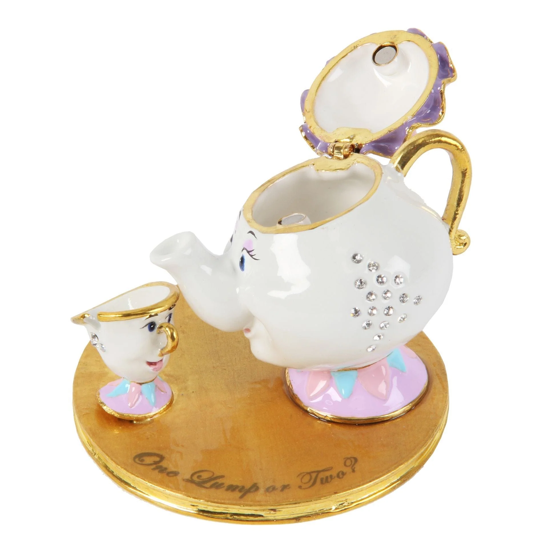 Disney Classic Trinket Box - Mrs Potts & Chip Beauty & The Beast - Image 2