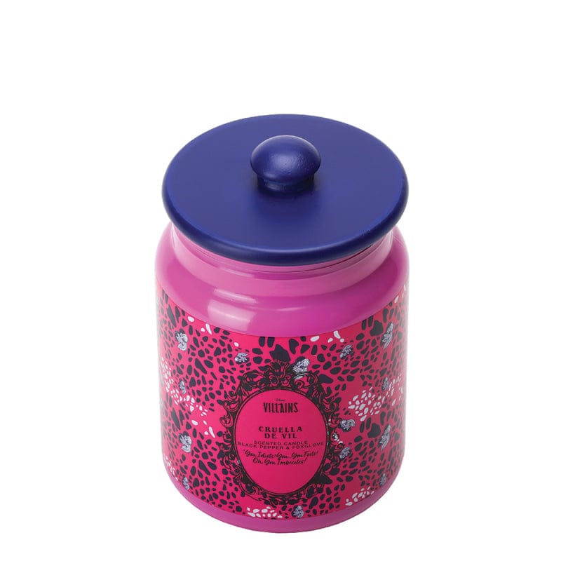 Disney Cruella Ceramic Pink Black Pepper & Foxglove Candle By Disney Home Fragrance