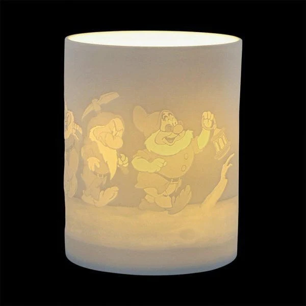 Disney Enchanting Collection Diamond Shine (The Seven Dwarfs) Ceramic Lithophane Lamp A31088 - Image 3