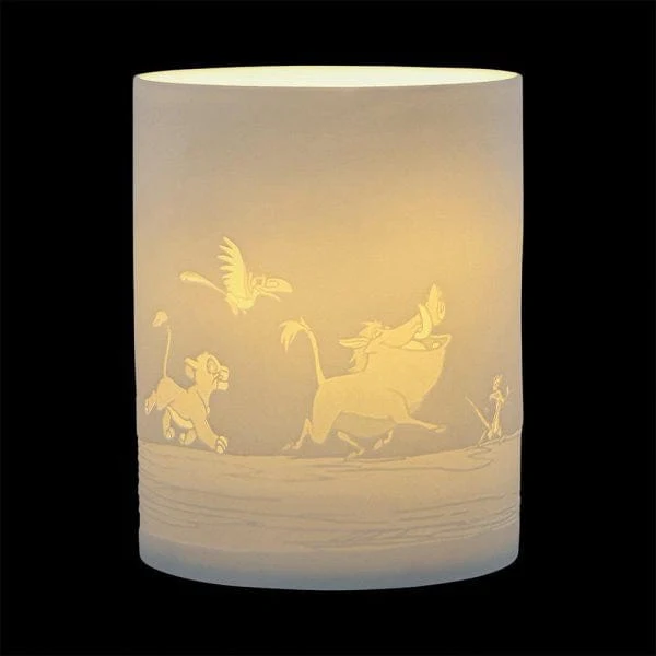 Disney Enchanting Collection Moonlight Philosophy (The Lion King) Lithophane Ceramic Lamp A31751 - Image 4