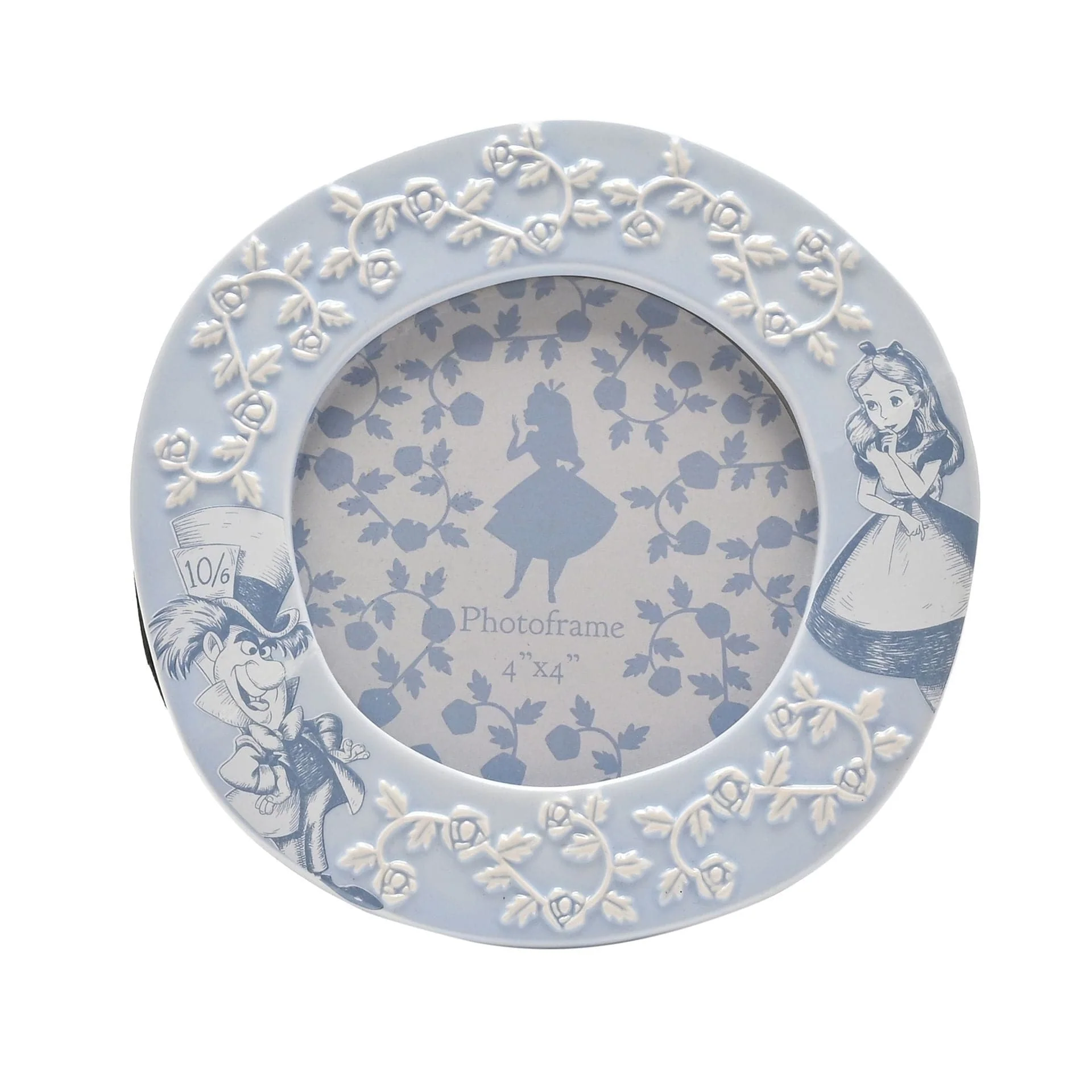 Disney Home Alice in Wonderland Round Photo Frame 4" x 4" - Image 2