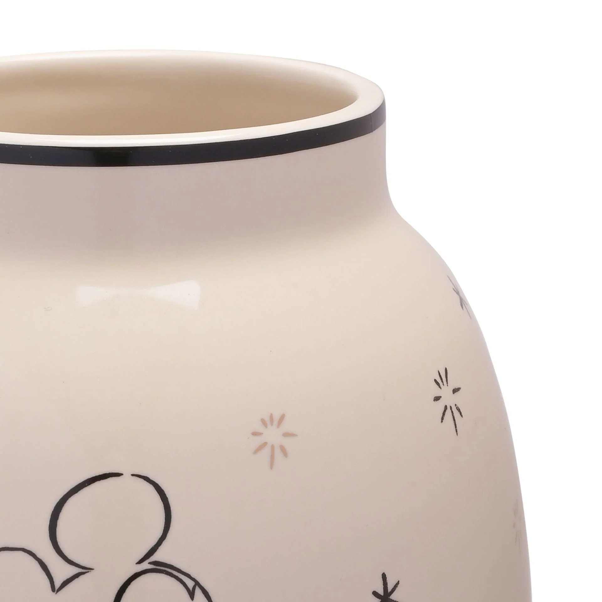 Disney Home Mickey Gold Foiled Vase - Image 2