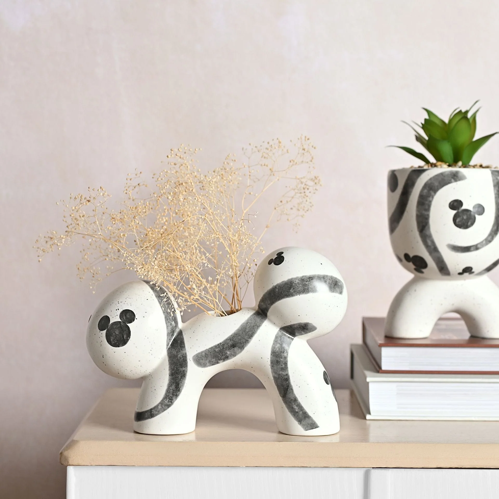 Disney Home Mickey Shapes Arched Vase - Image 3