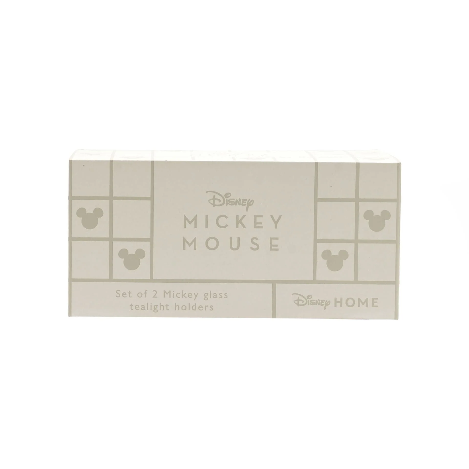 Disney Home Mickey Shapes Set of 2 Glass Candle Holders - Image 5