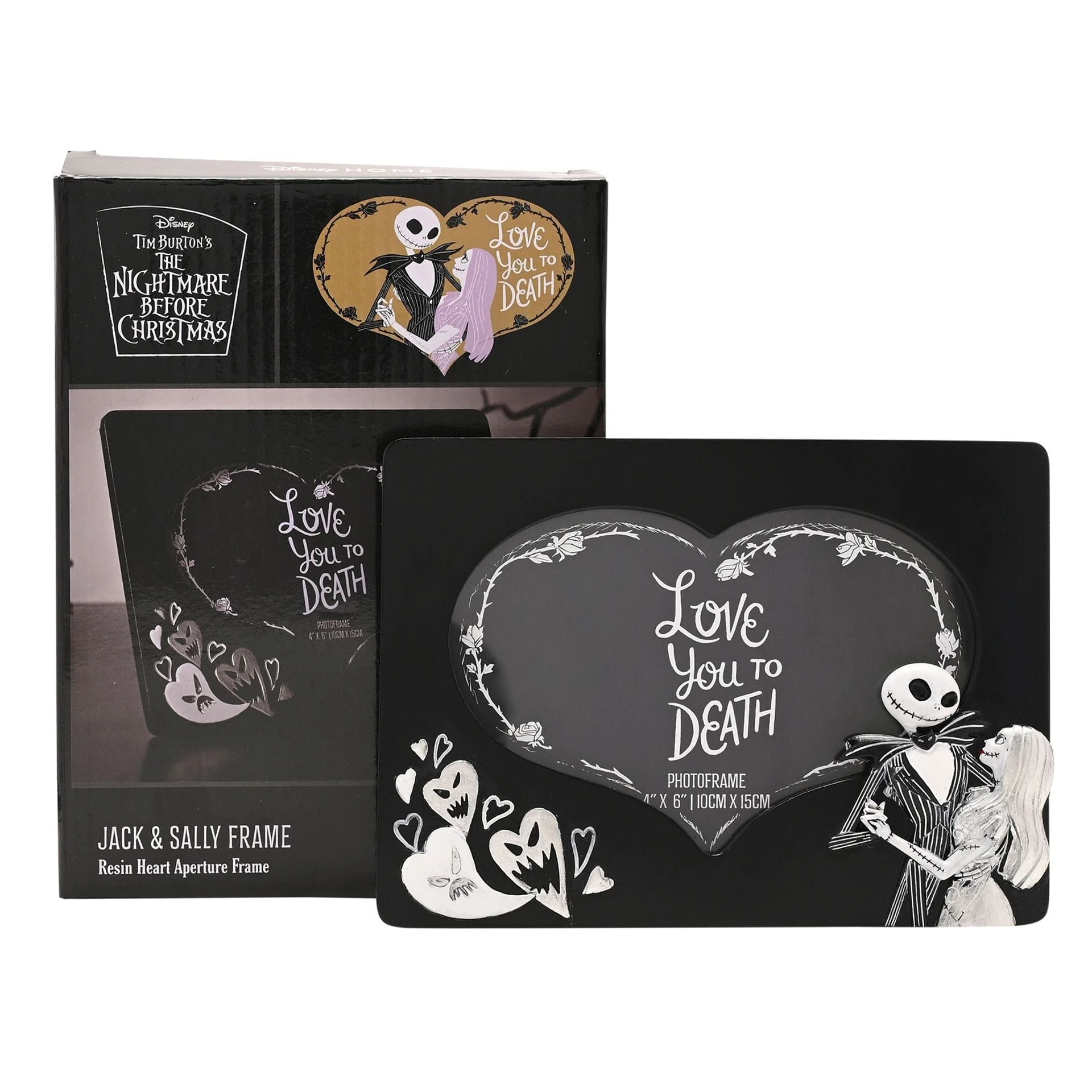 Disney Home Nightmare Before Christmas Frame - Love You to Death Jack & Sally - Image 5