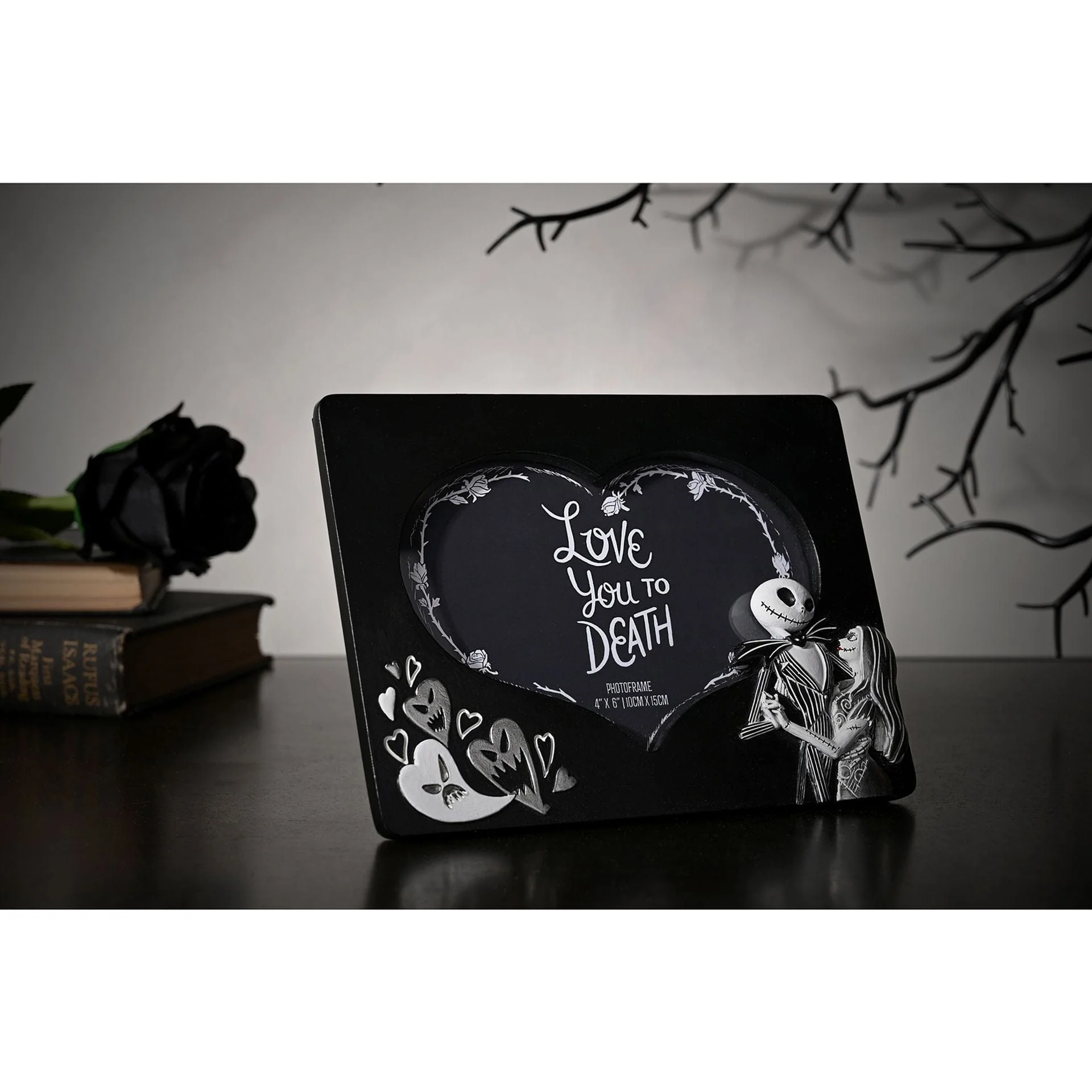 Disney Home Nightmare Before Christmas Frame - Love You to Death Jack & Sally - Image 6