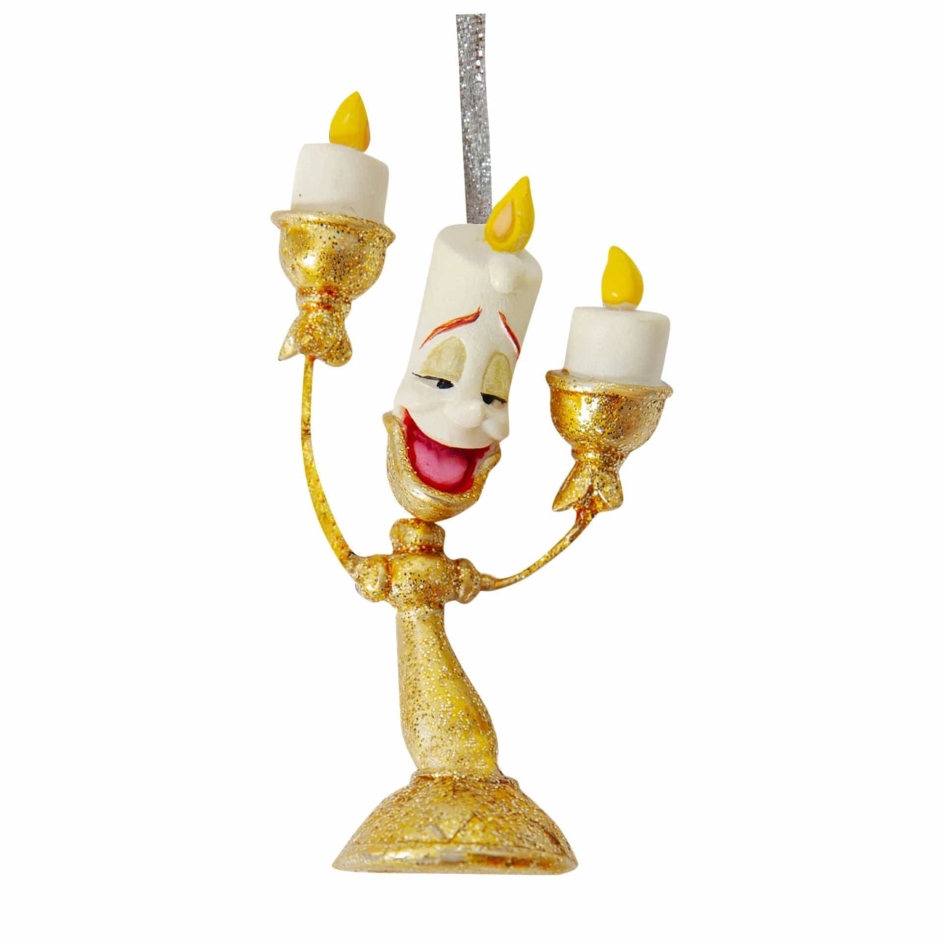 Disney Icons And Villains Set of 4 Beauty & The Beast Resin Hanging Decorations - Image 4