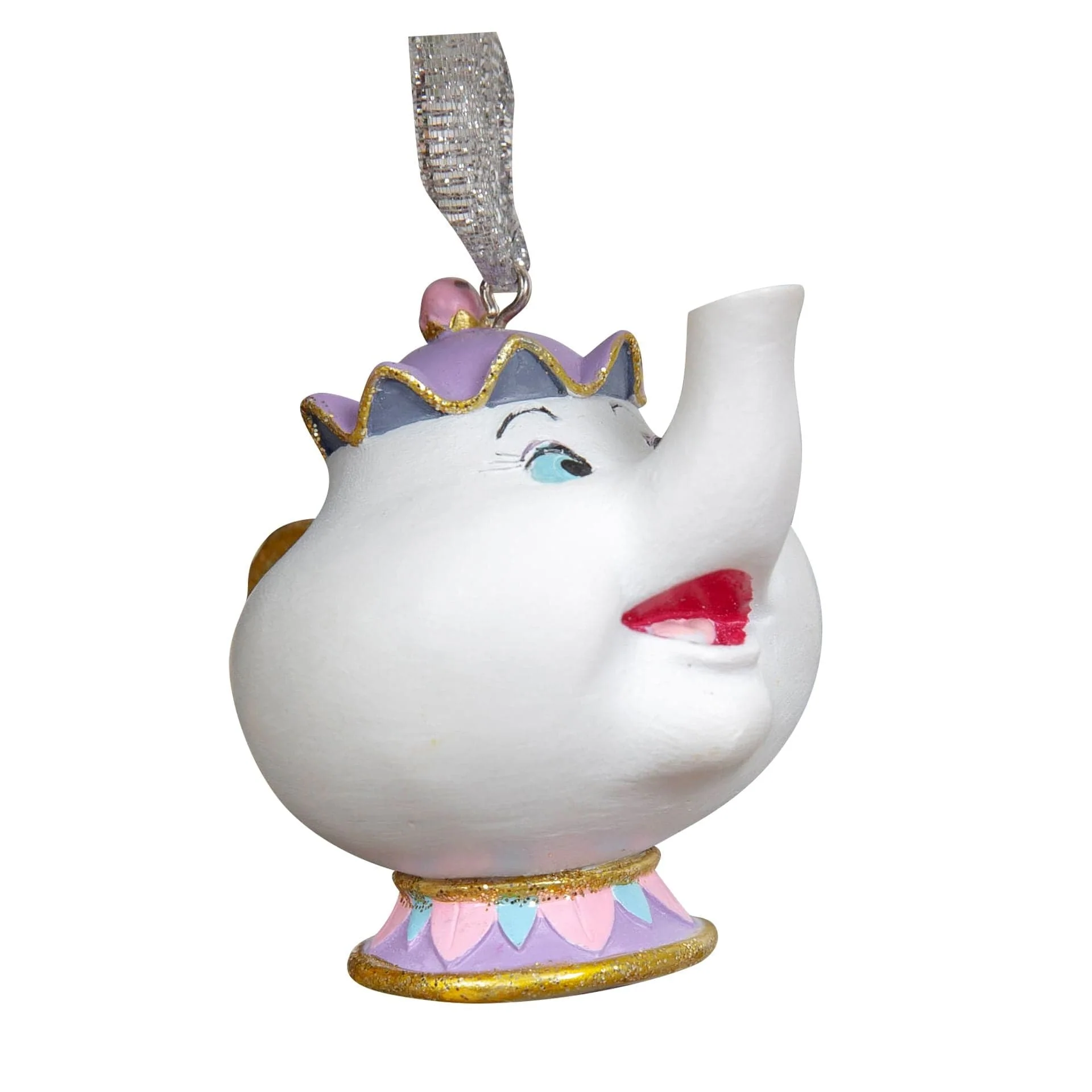 Disney Icons And Villains Set of 4 Beauty & The Beast Resin Hanging Decorations - Image 5
