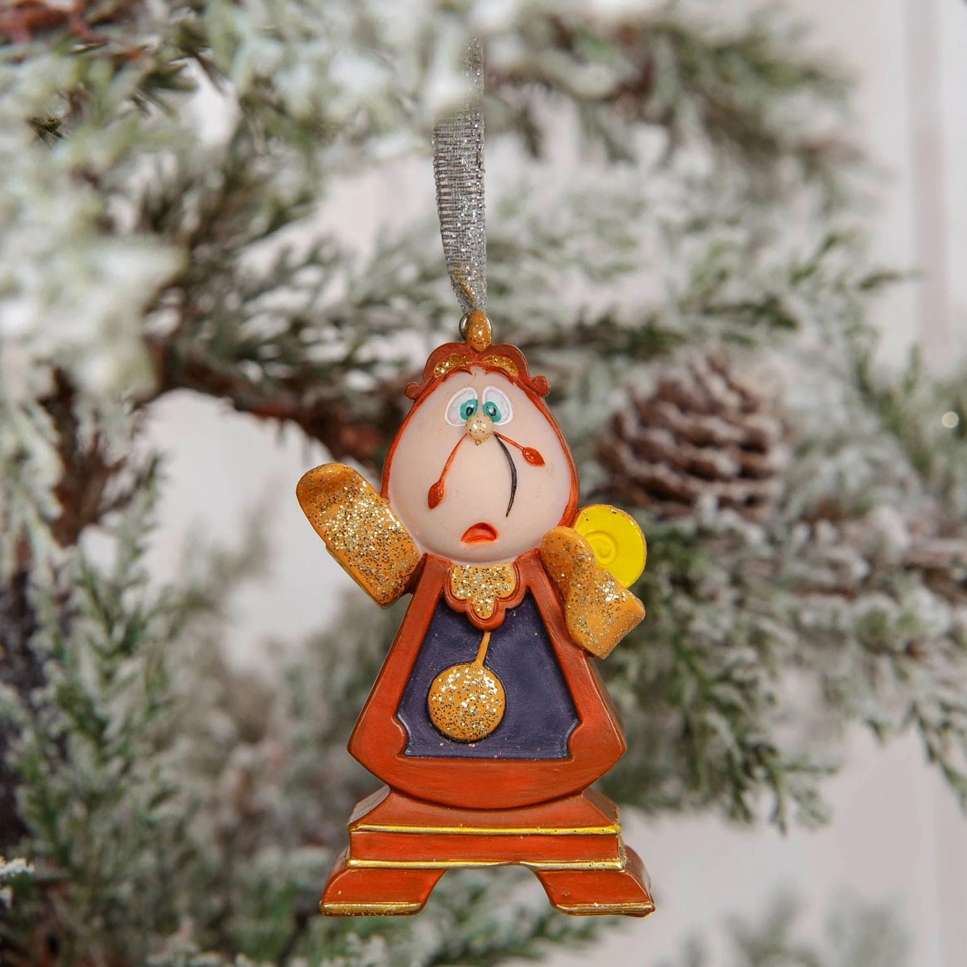 Disney Icons And Villains Set of 4 Beauty & The Beast Resin Hanging Decorations - Image 8