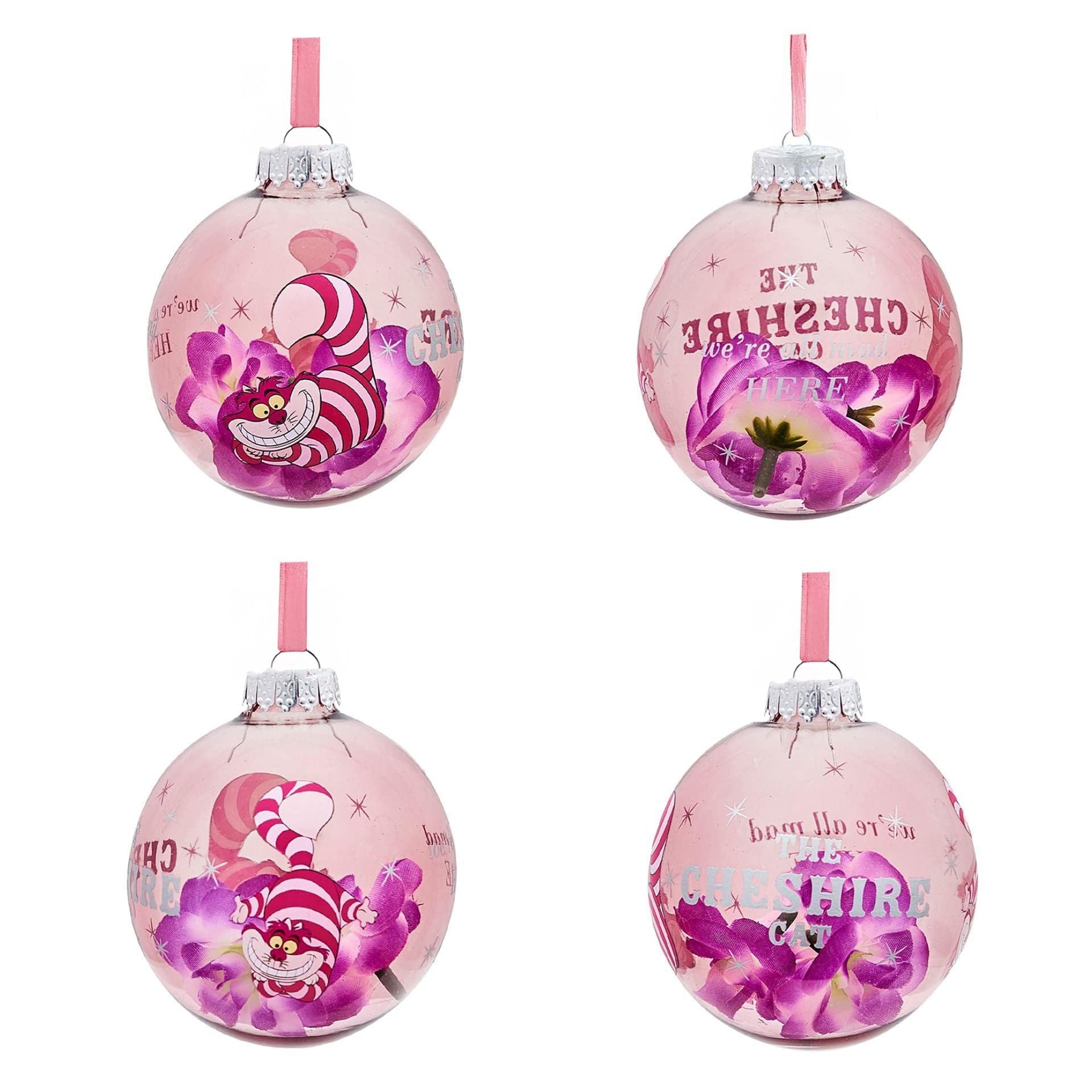 Disney Icons And Villains Set of 7 Baubles - Alice In Wonderland - Image 6