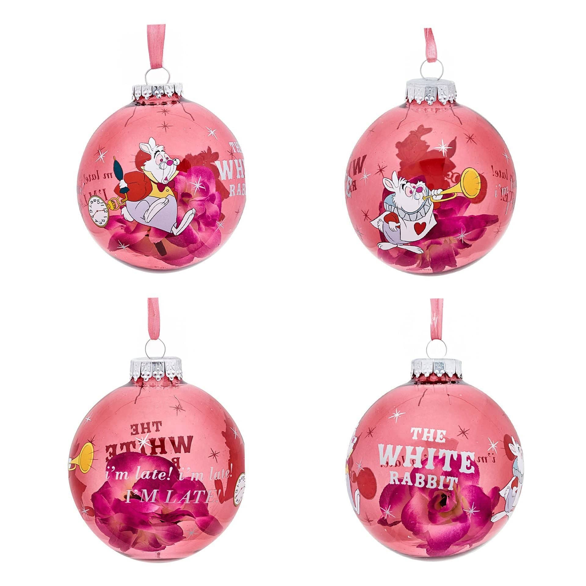 Disney Icons And Villains Set of 7 Baubles - Alice In Wonderland - Image 7