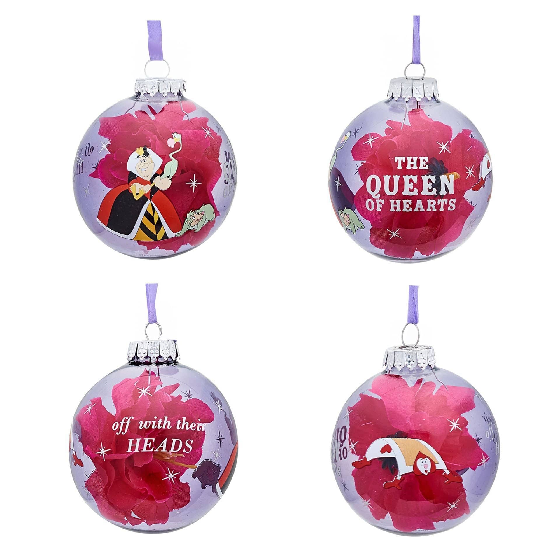 Disney Icons And Villains Set of 7 Baubles - Alice In Wonderland - Image 8