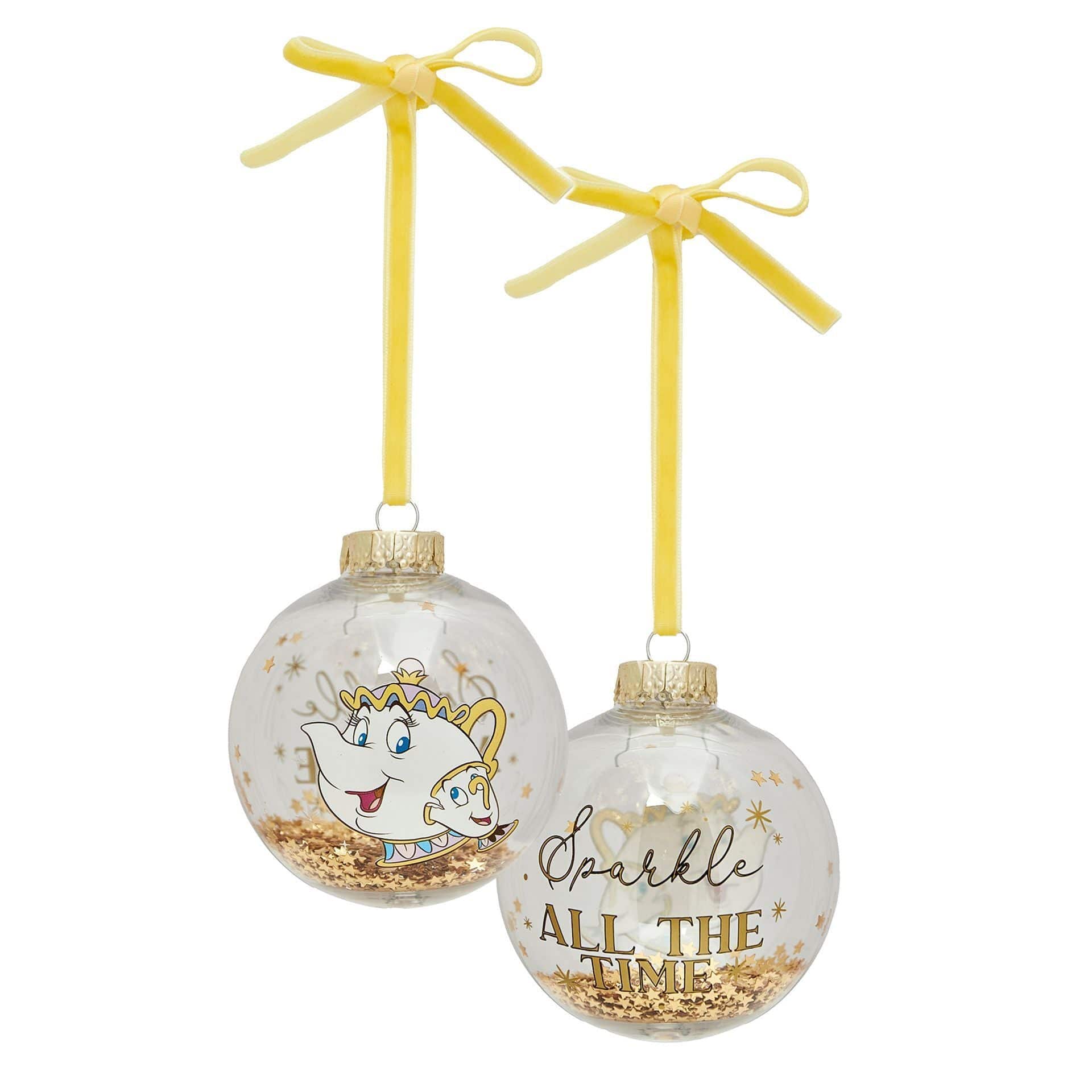 Disney Icons And Villains Set of 7 Baubles - Beauty & The Beast - Image 3