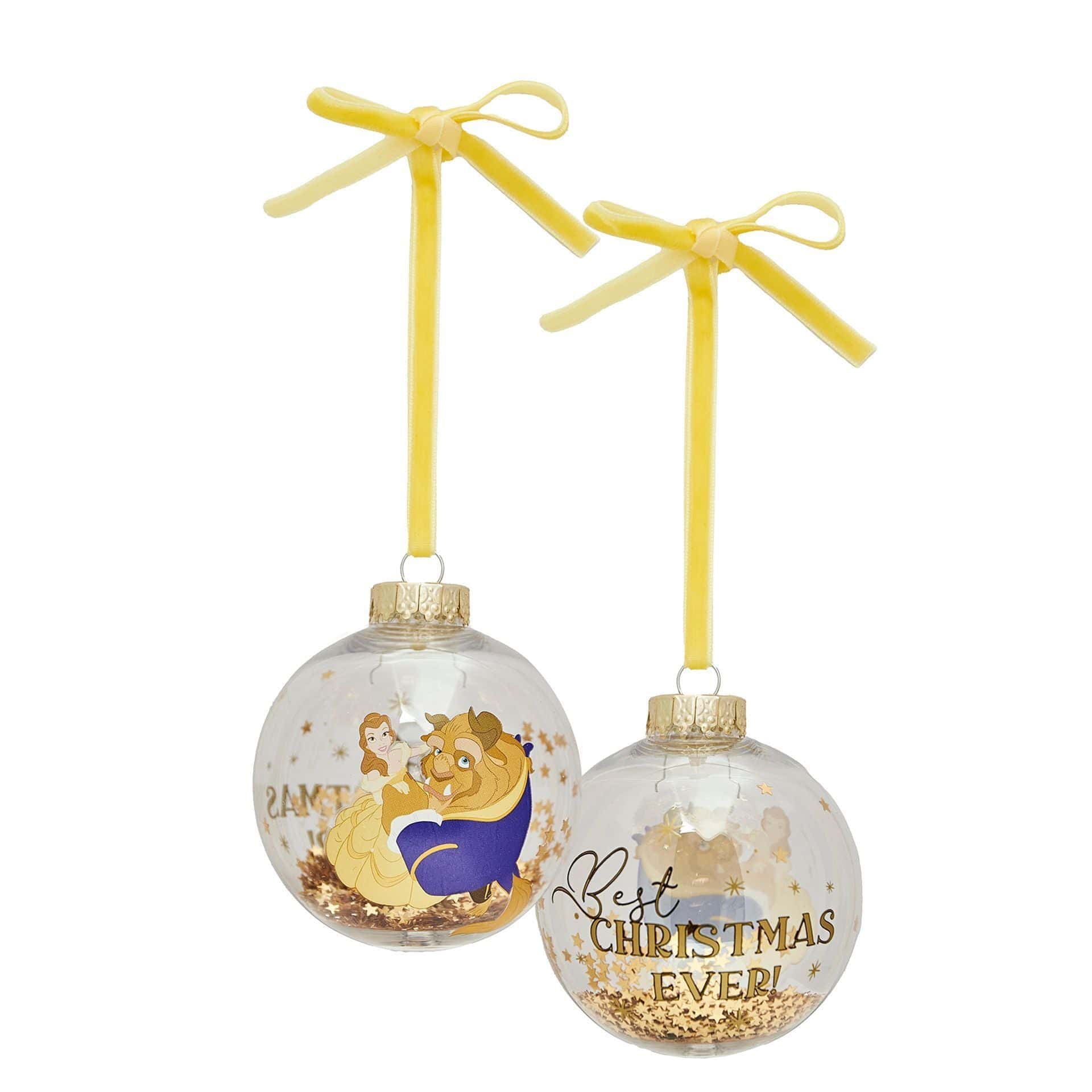 Disney Icons And Villains Set of 7 Baubles - Beauty & The Beast - Image 4