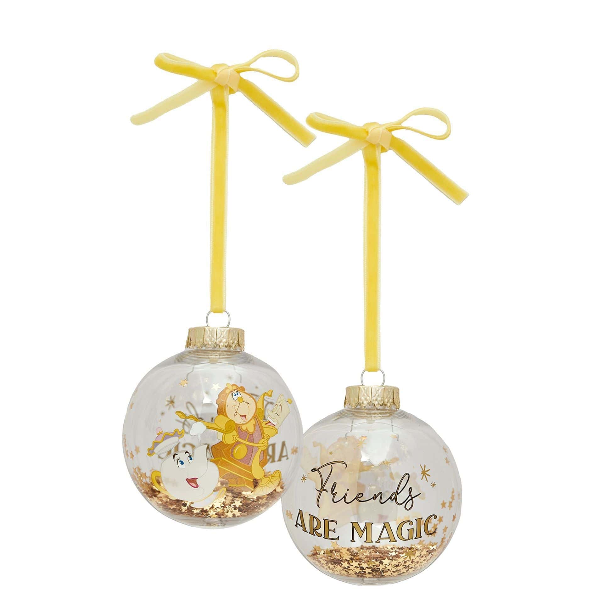 Disney Icons And Villains Set of 7 Baubles - Beauty & The Beast - Image 5