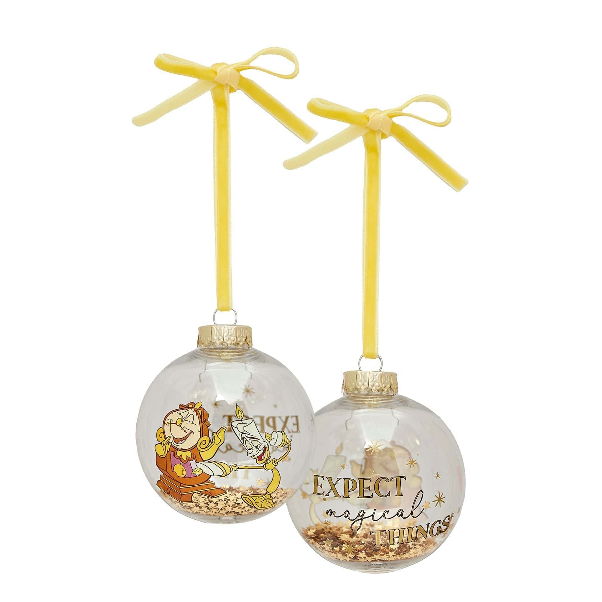 Disney Icons And Villains Set of 7 Baubles - Beauty & The Beast - Image 9