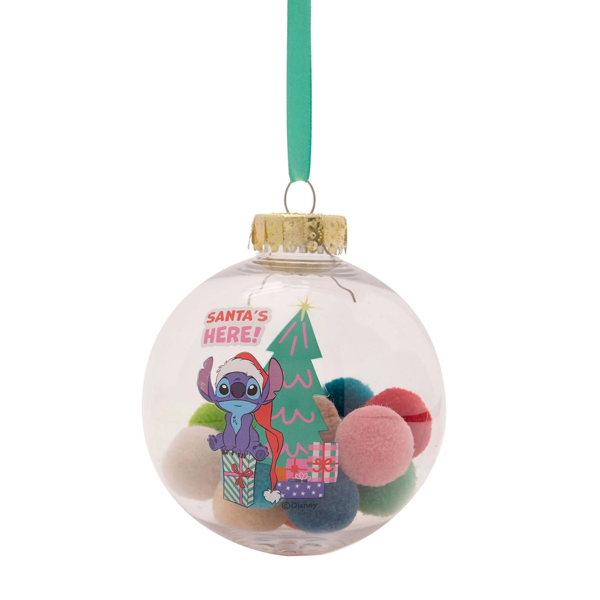 Disney Icons And Villains Set of 7 Baubles with Pom Poms Lilo & Stitch - Image 5