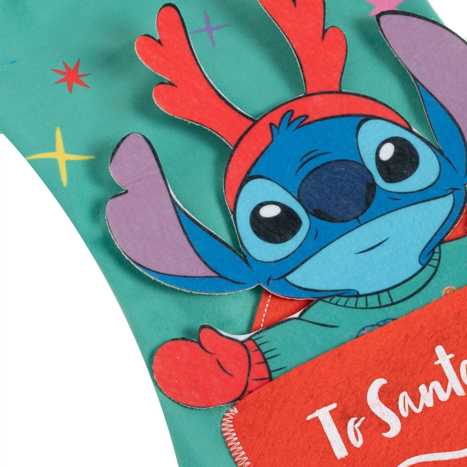 Disney Icons And Villains Stitch Christmas Stocking - Image 2