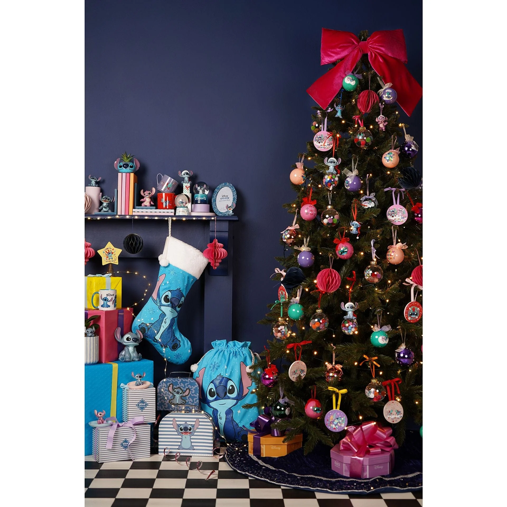 Disney Icons And Villains Stitch Christmas Stocking - Image 5