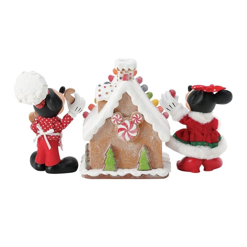 Disney Mickey & Minnie’s Gingerbread House Possible Dreams Christmas Figurine By Department 56 6016447 - Image 3