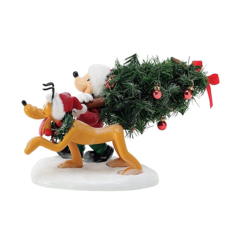 Disney Mickey’s Perfect Tree (Mickey & Minnie’s Christmas Tree) Possible Dreams Christmas Figurine By Department 56 6015879 - Image 3