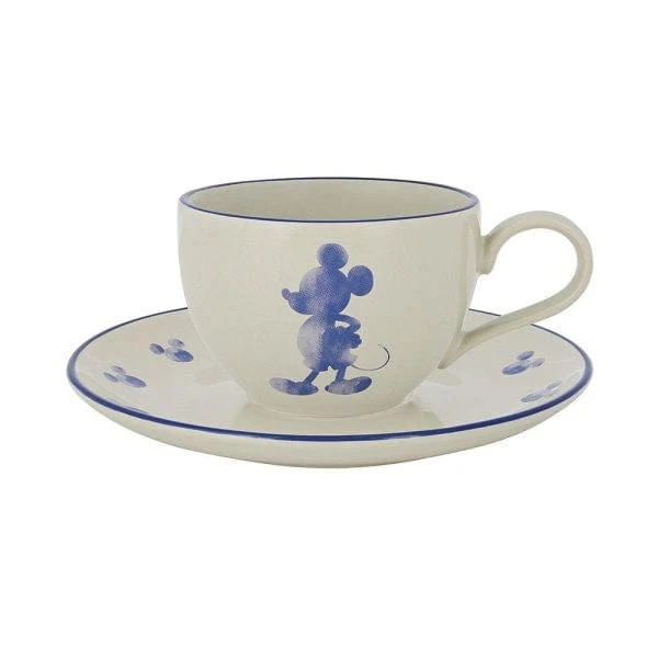 Disney Mono Tea Cup & Saucer (Set of 2) A30842 - Image 3