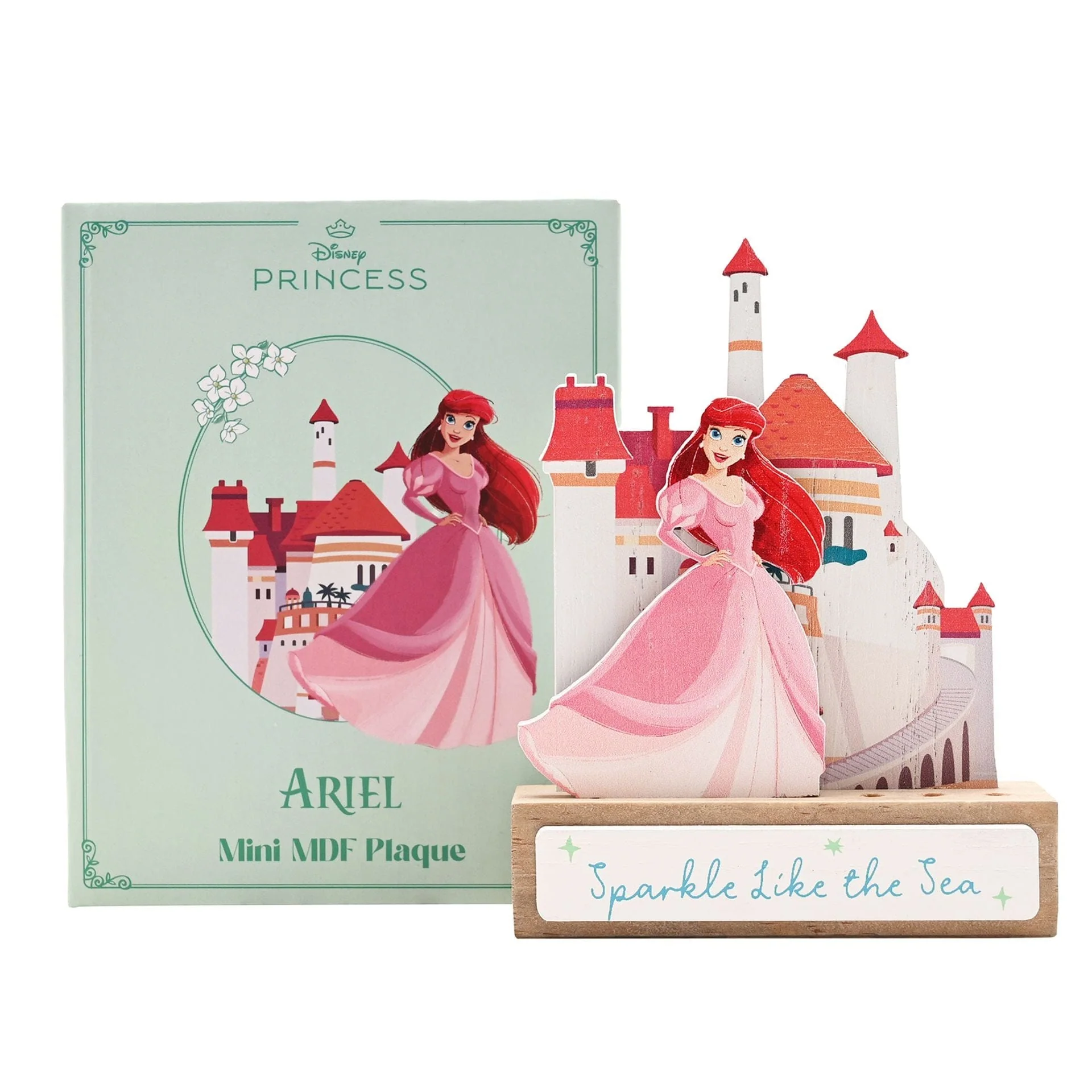 Disney Pastel Princess Mini Castle Plaque - Ariel The Little Mermaid - Image 4