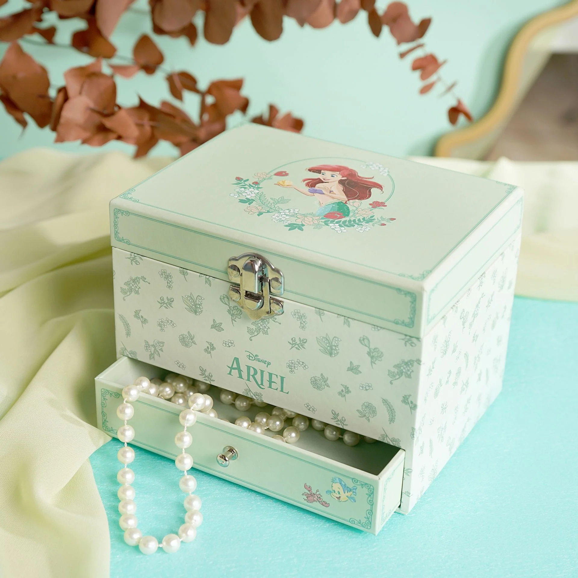 Disney Pastel Princess Musical Jewellery Box - Ariel The Little Mermaid - Image 2