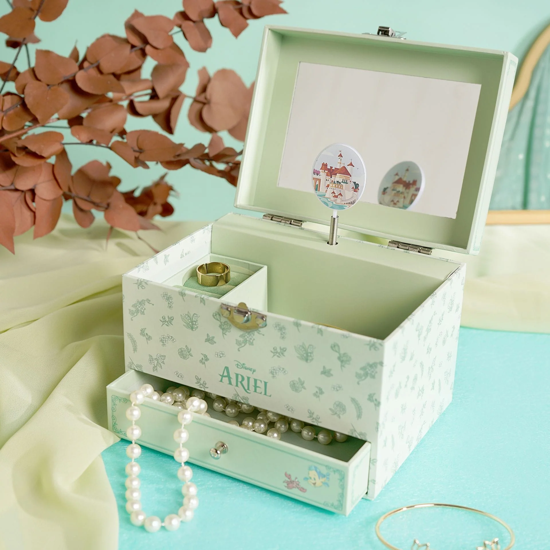 Disney Pastel Princess Musical Jewellery Box - Ariel The Little Mermaid - Image 6