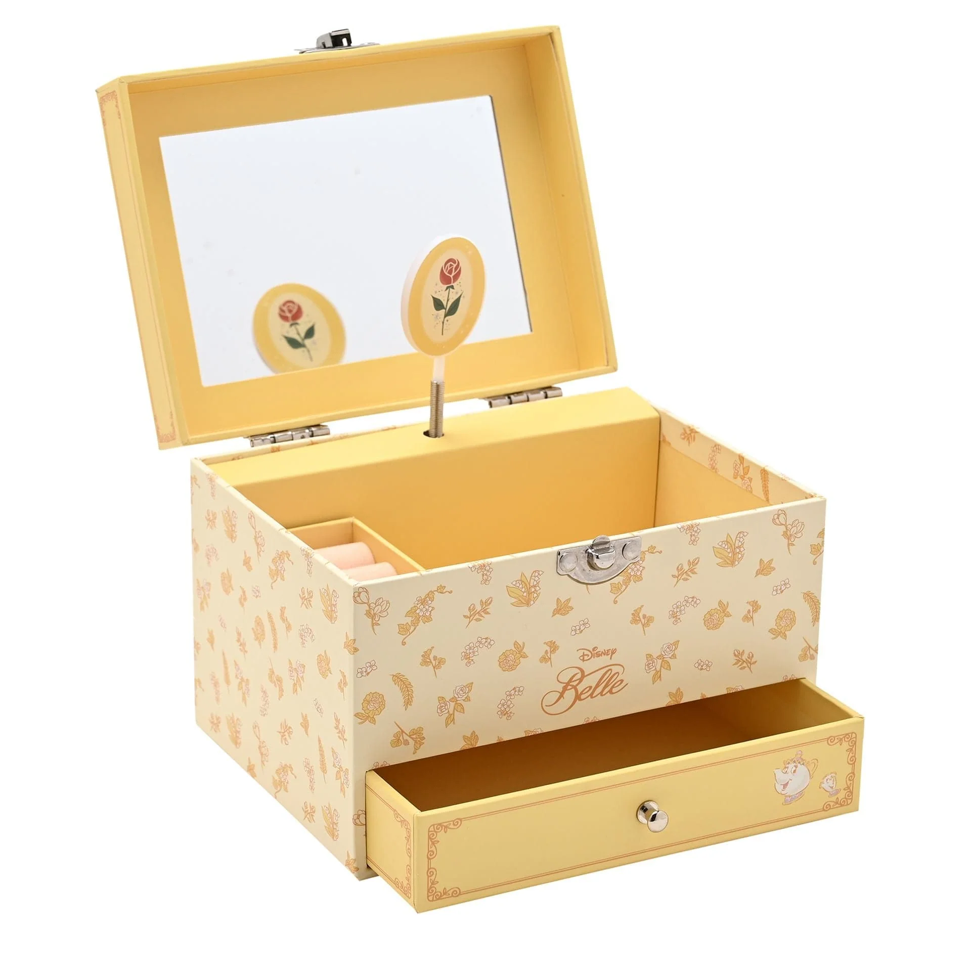 Disney Pastel Princess Musical Jewellery Box - Belle Beauty And The Beast - Image 3