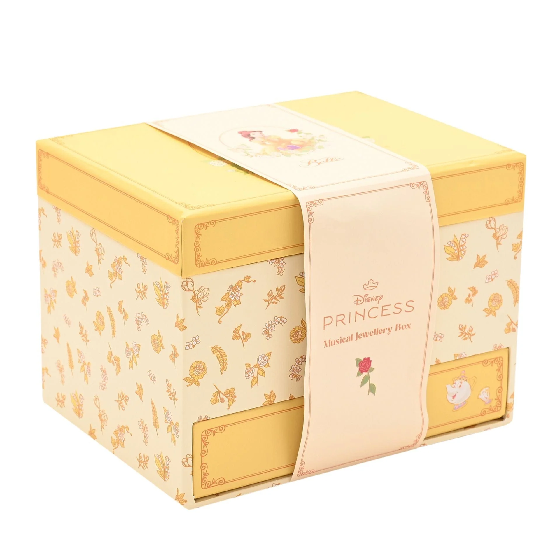Disney Pastel Princess Musical Jewellery Box - Belle Beauty And The Beast - Image 8