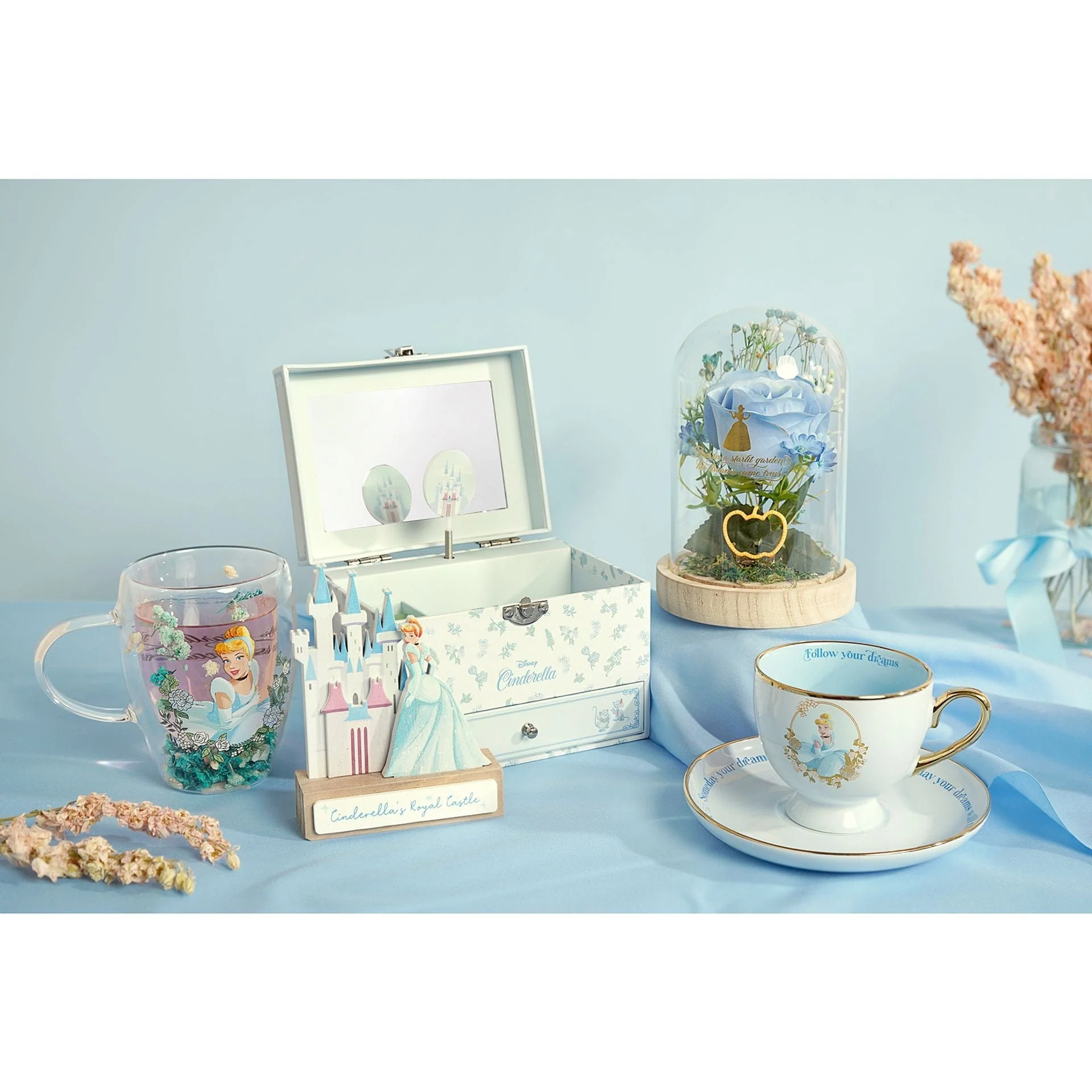 Disney Pastel Princess Musical Jewellery Box - Cinderella - Image 7