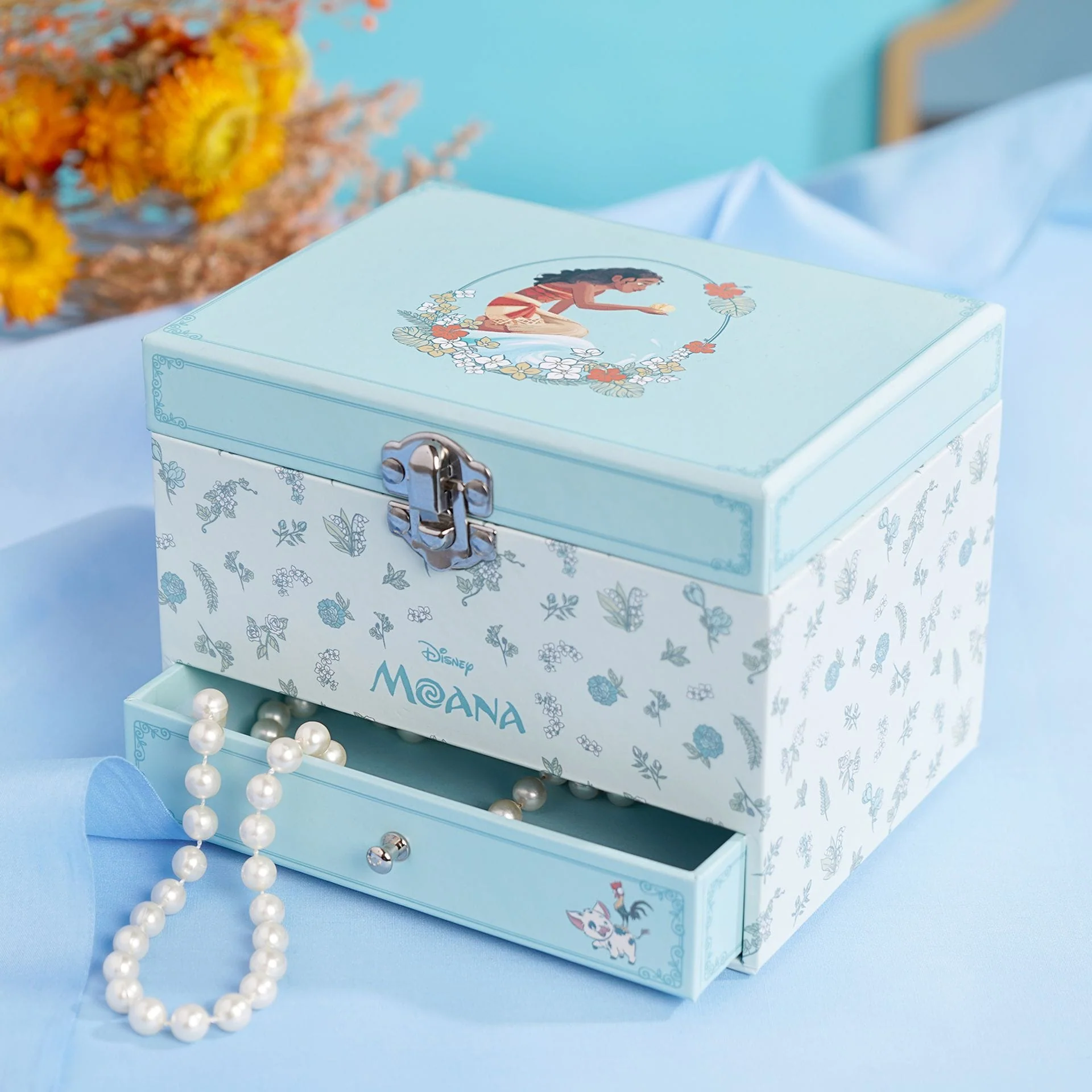 Disney Pastel Princess Musical Jewellery Box - Moana - Image 2