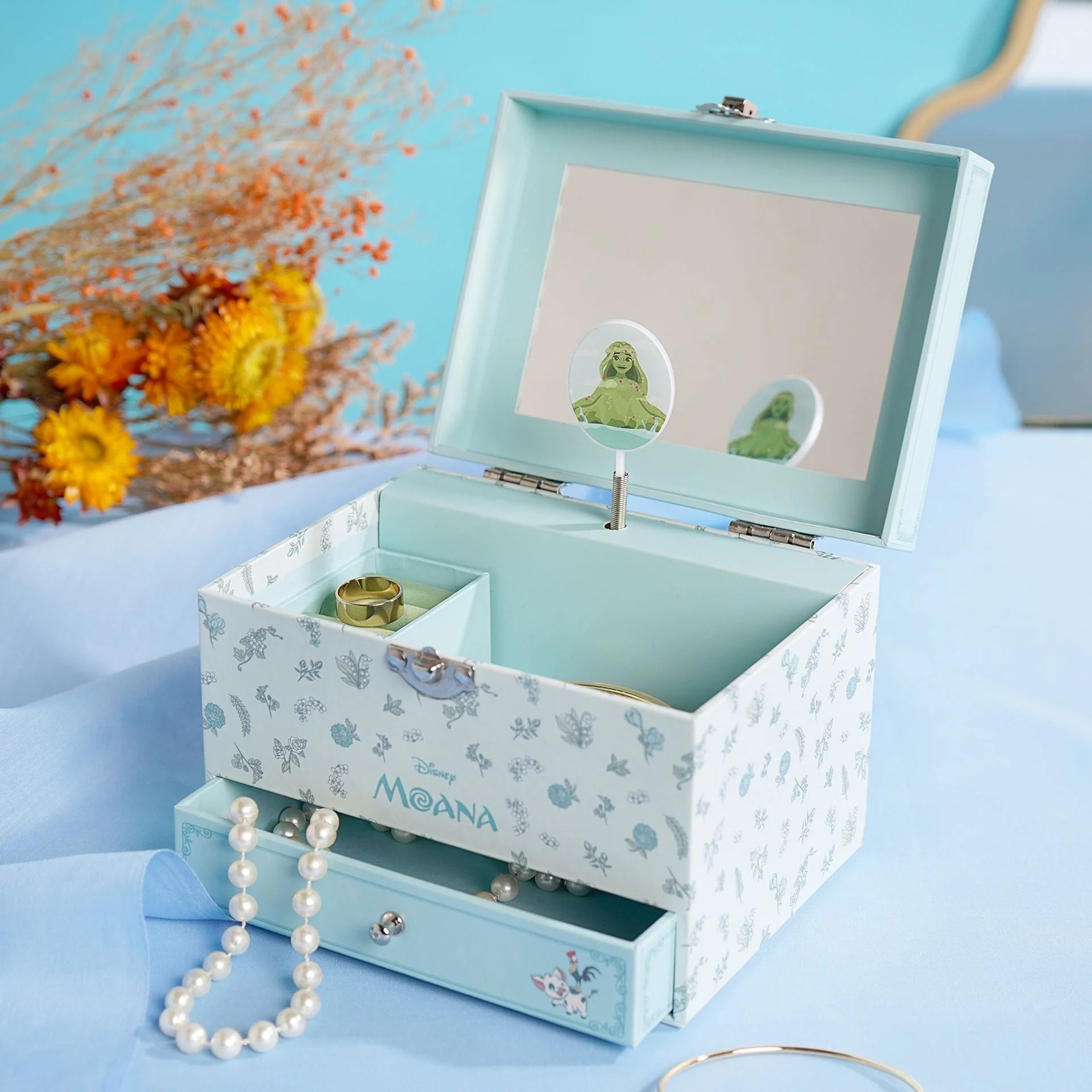 Disney Pastel Princess Musical Jewellery Box - Moana - Image 6