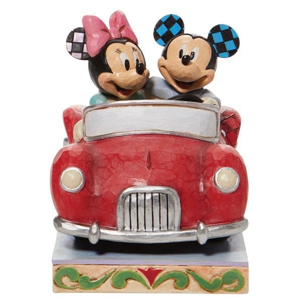 Disney Traditions A Lovely Drive Mickey and Minnie Cruising Figurine By Jim Shore 6010110