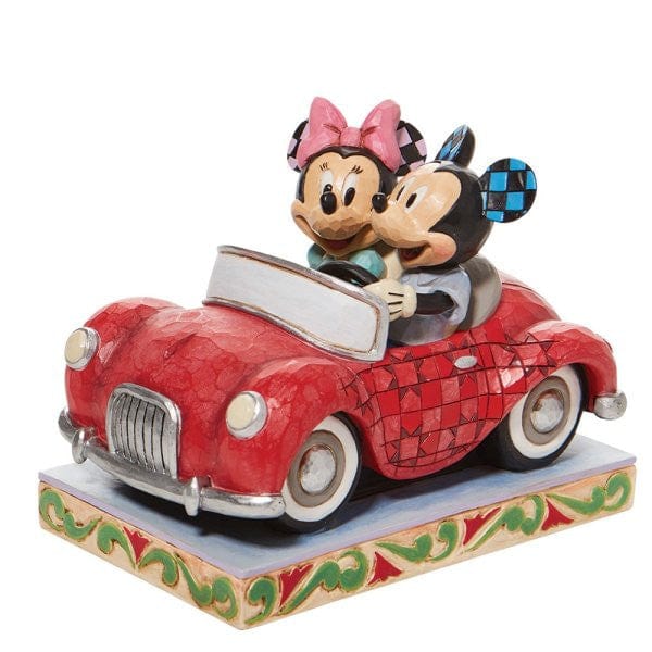 Disney Traditions A Lovely Drive Mickey and Minnie Cruising Figurine By Jim Shore 6010110 - Image 2