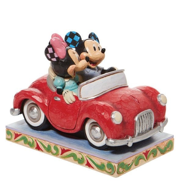 Disney Traditions A Lovely Drive Mickey and Minnie Cruising Figurine By Jim Shore 6010110 - Image 4